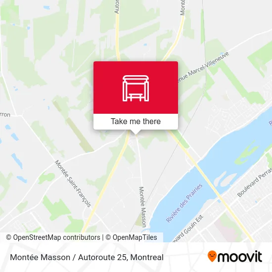 Montée Masson / Autoroute 25 map