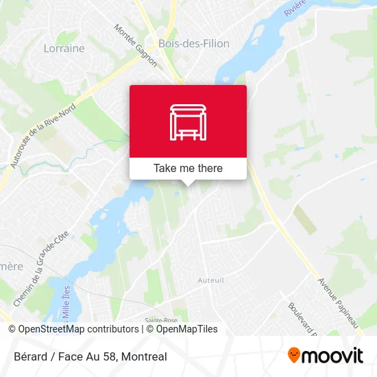 Bérard / Face Au 58 map