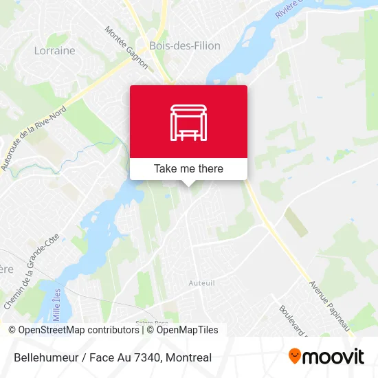 Bellehumeur / Face Au 7340 map