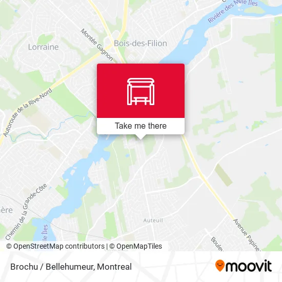 Brochu / Bellehumeur map