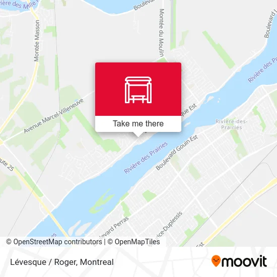 Lévesque / Roger map