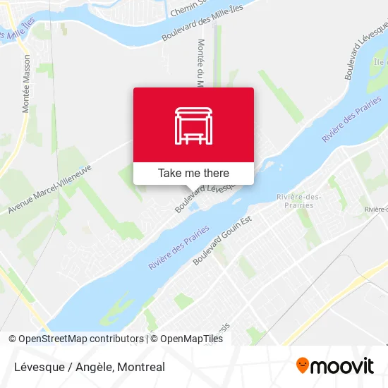 Lévesque / Angèle map