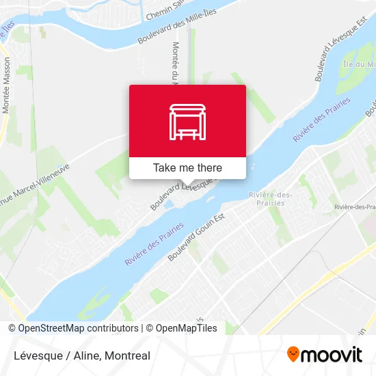 Lévesque / Aline map