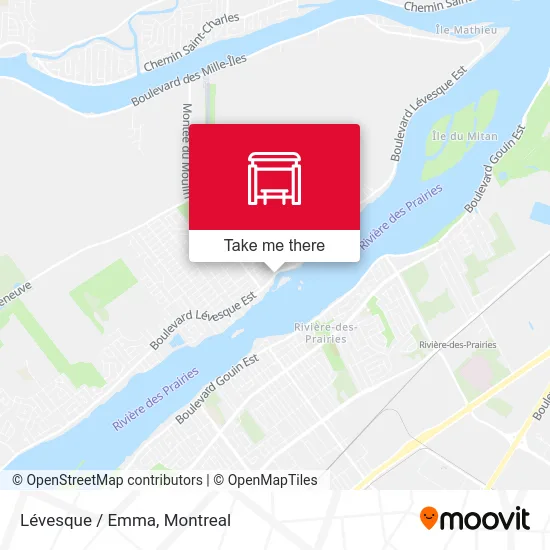Lévesque / Emma map