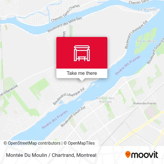 Montée Du Moulin / Chartrand map