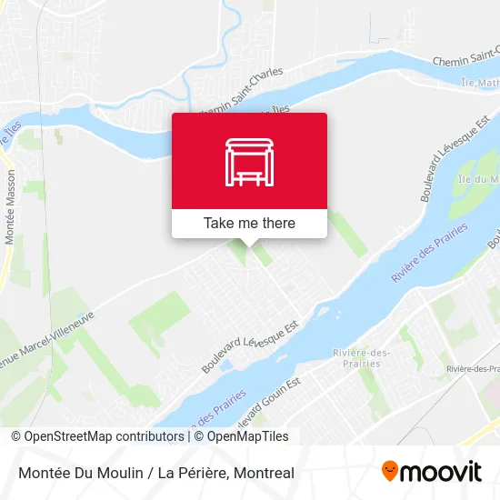 Montée Du Moulin / La Périère map