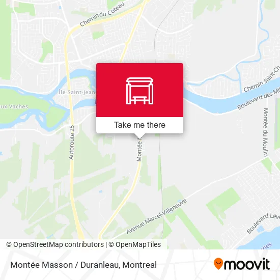 Montée Masson / Duranleau map
