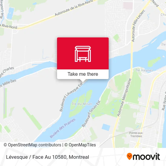 Lévesque / Face Au 10580 map