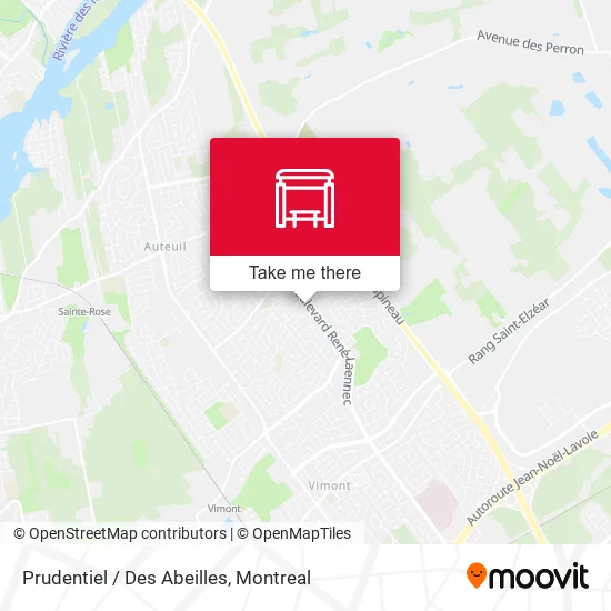 Prudentiel / Des Abeilles map