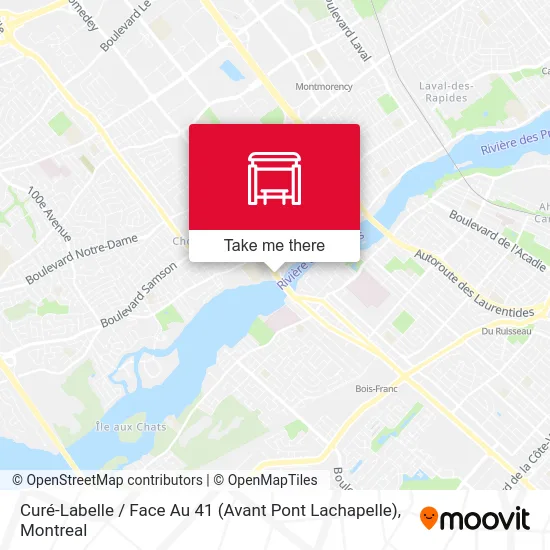 Curé-Labelle / Face Au 41 (Avant Pont Lachapelle) map