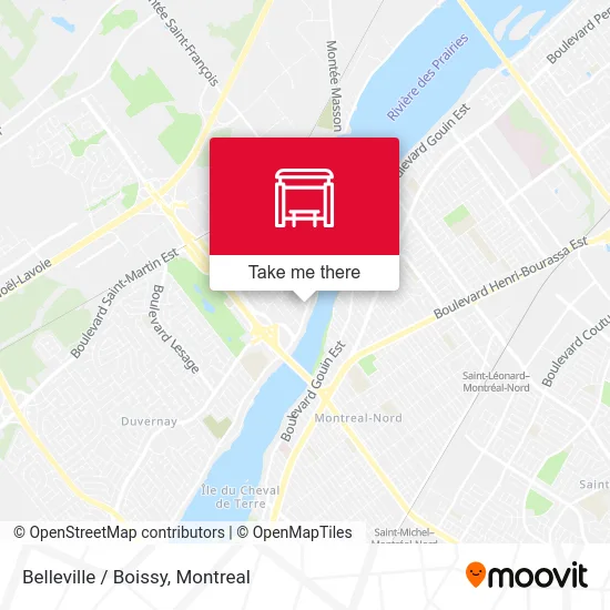 Belleville / Boissy map