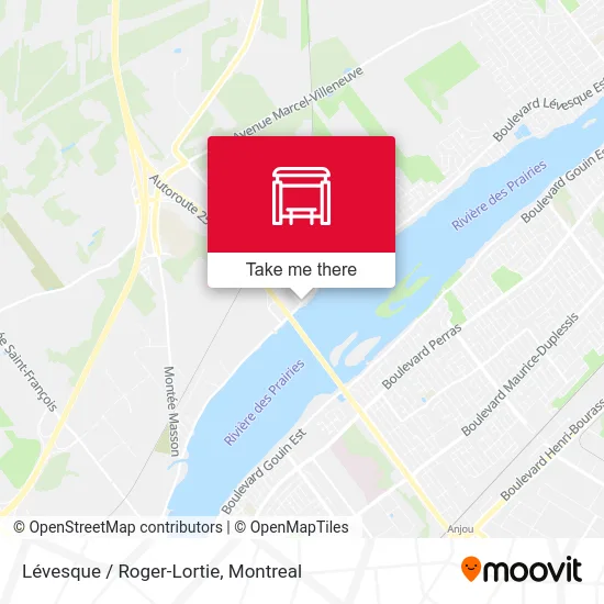 Lévesque / Roger-Lortie map
