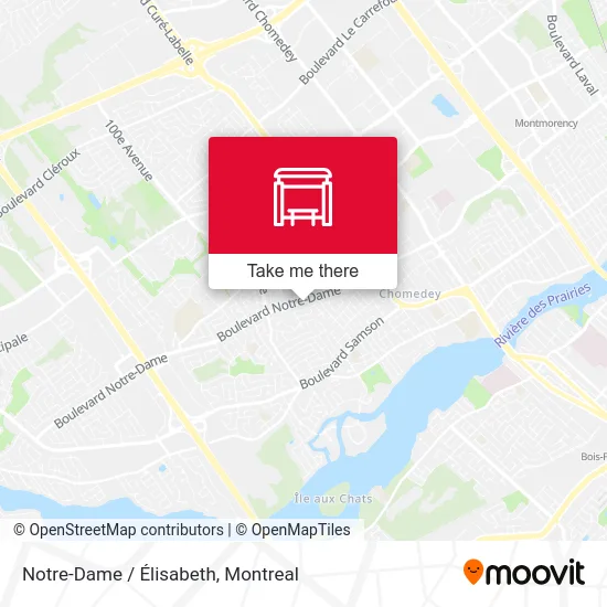 Notre-Dame / Élisabeth map