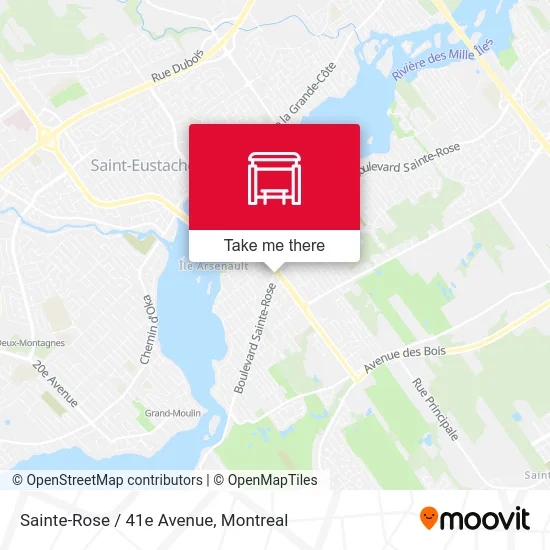 Sainte-Rose / 41e Avenue map