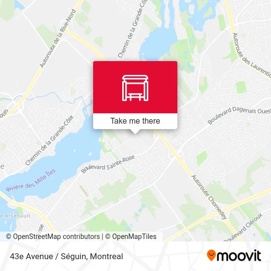 43e Avenue / Séguin map