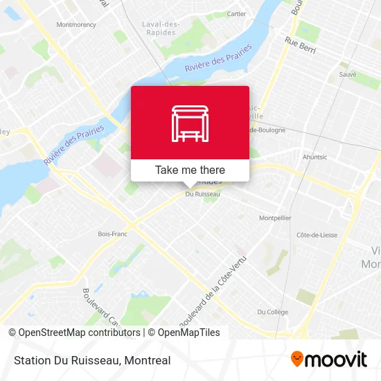 Station Du Ruisseau map