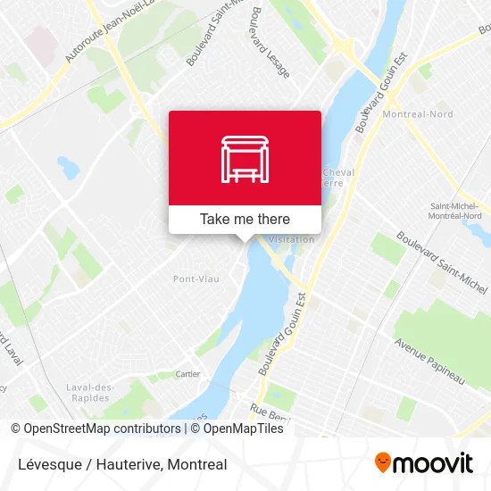 Lévesque / Hauterive map