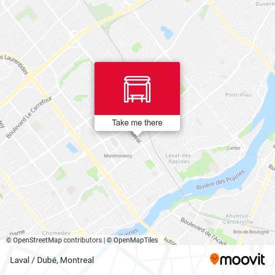 Laval / Dubé map