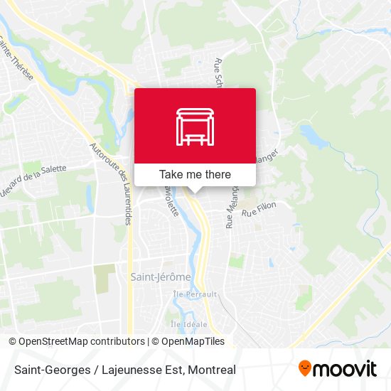 Saint-Georges / Lajeunesse Est map