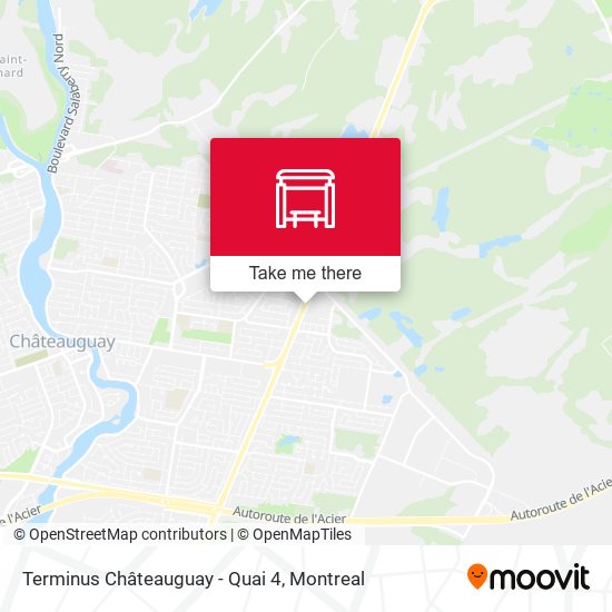 Terminus Châteauguay - Quai 4 map