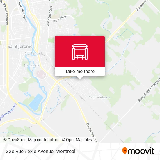 22e Rue / 24e Avenue map