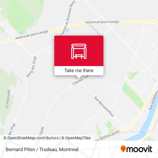 Bernard Pilon / Trudeau map
