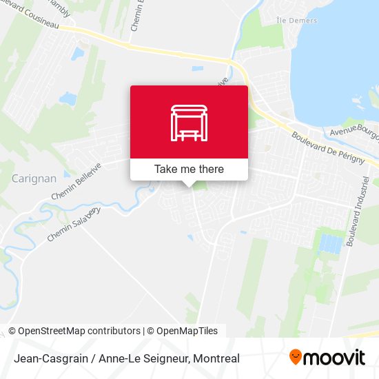 Jean-Casgrain / Anne-Le Seigneur map