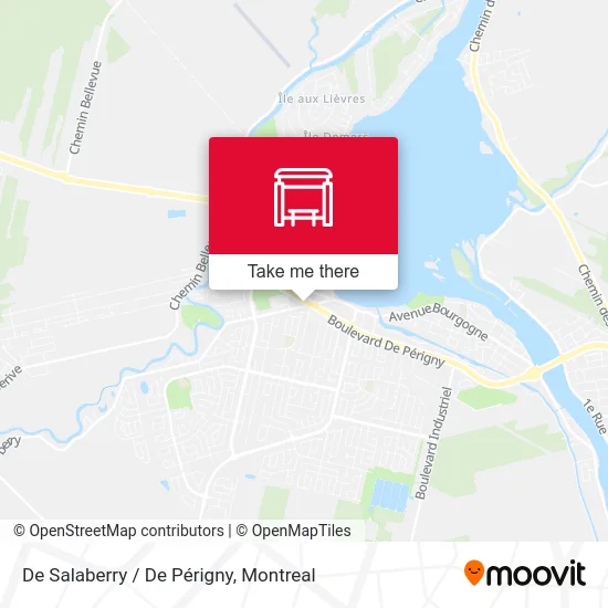 De Salaberry / De Périgny map