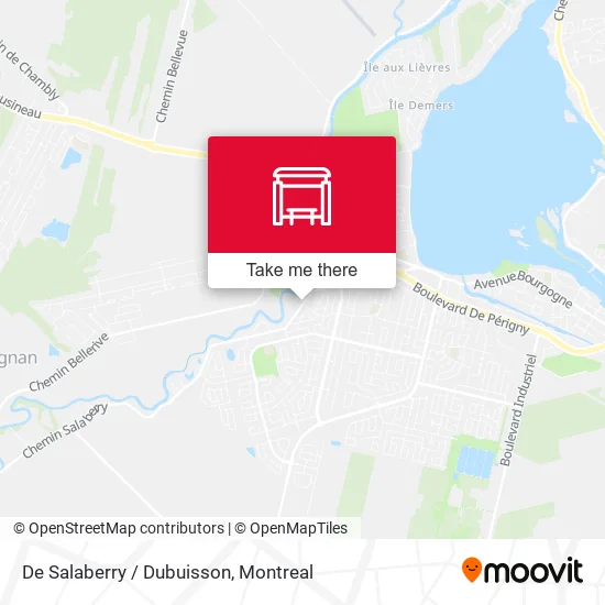 De Salaberry / Dubuisson map