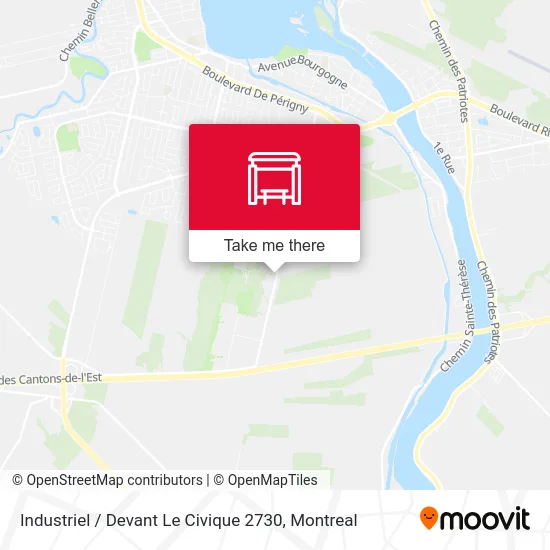 Industriel / Devant Le Civique 2730 map