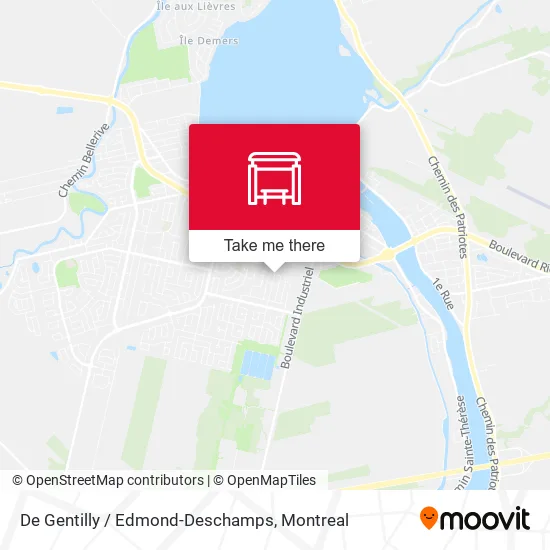 De Gentilly / Edmond-Deschamps map