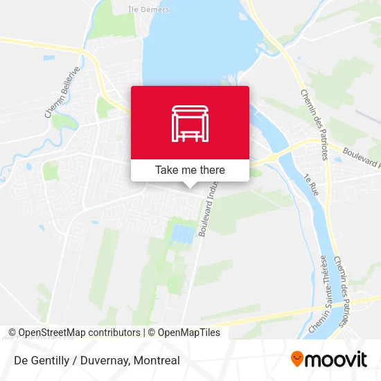 De Gentilly / Duvernay map