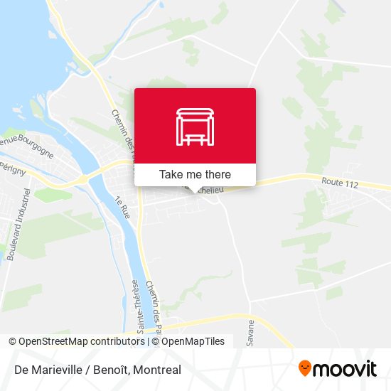 De Marieville / Benoît map