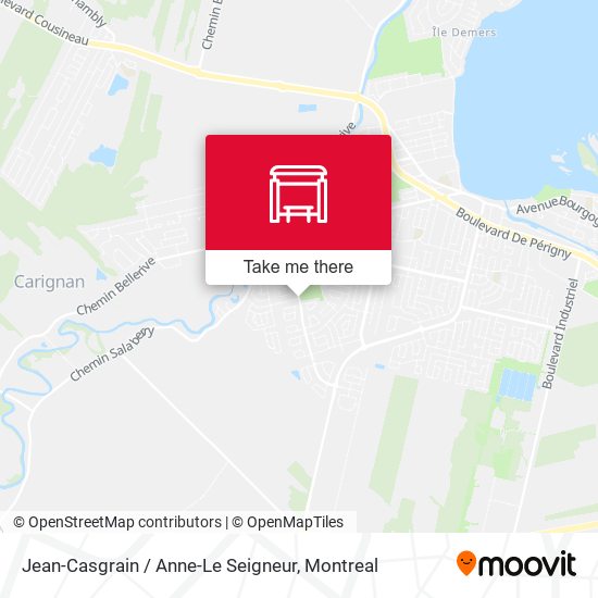 Jean-Casgrain / Anne-Le Seigneur map