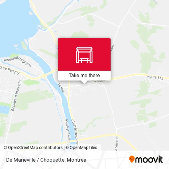 De Marieville / Choquette map