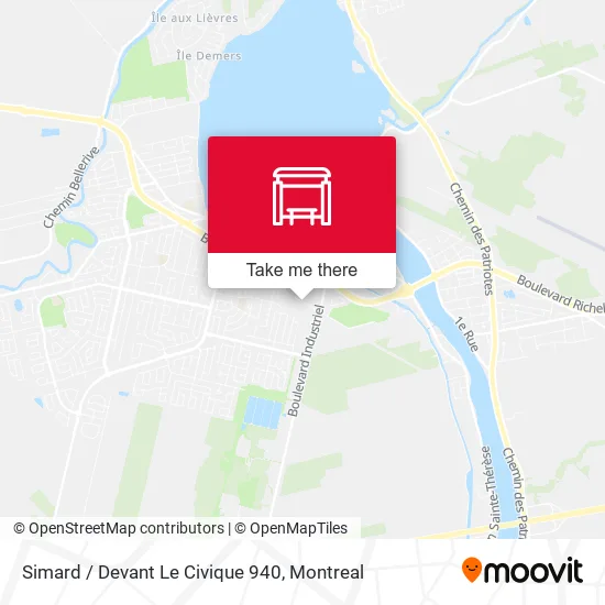 Simard / Devant Le Civique 940 map