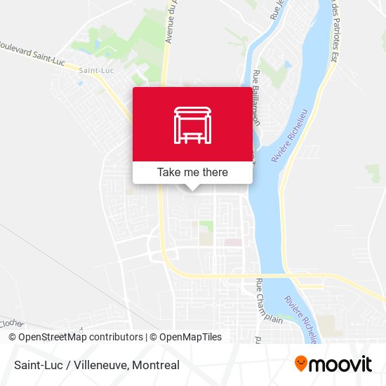 Saint-Luc / Villeneuve map
