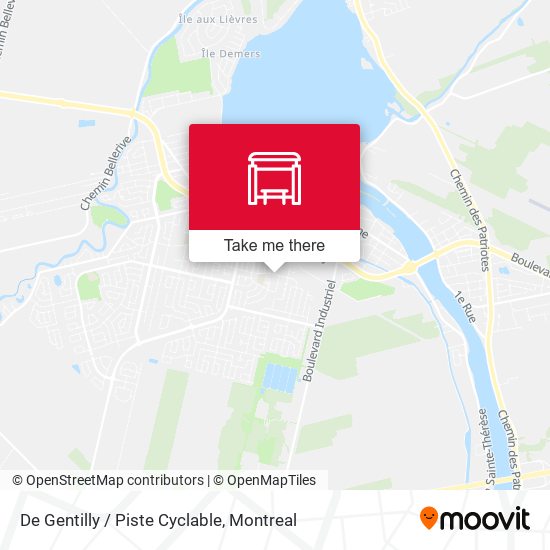 De Gentilly / Piste Cyclable map