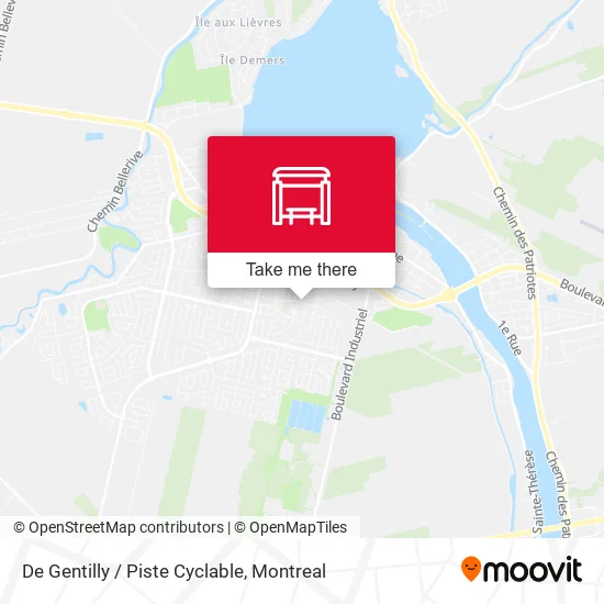 De Gentilly / Piste Cyclable map