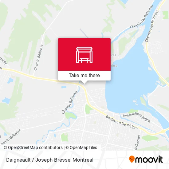 Daigneault / Joseph-Bresse map