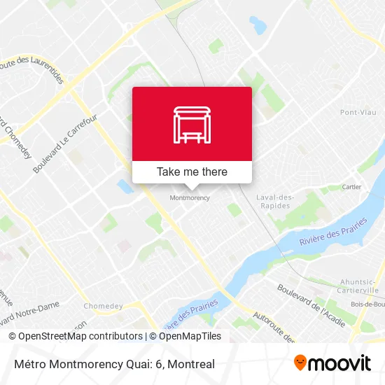 Métro Montmorency Quai: 6 map