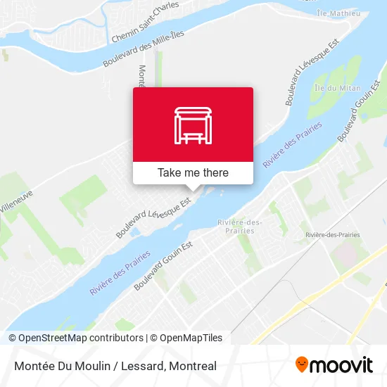 Montée Du Moulin / Lessard map