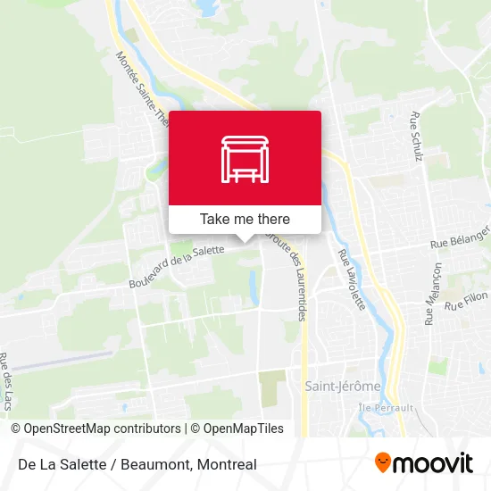 De La Salette / Beaumont map