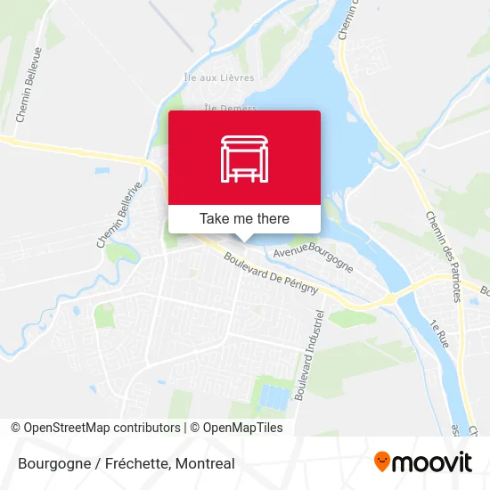 Bourgogne / Fréchette map