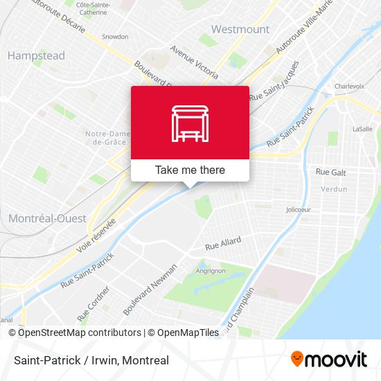 Saint-Patrick / Irwin map