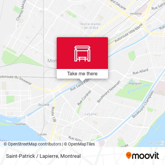 Saint-Patrick / Lapierre map