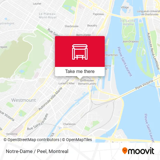 Notre-Dame / Peel map