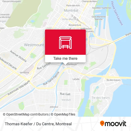 Thomas-Keefer / Du Centre map