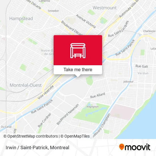 Irwin / Saint-Patrick map