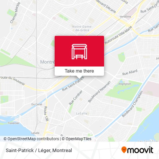 Saint-Patrick / Léger map